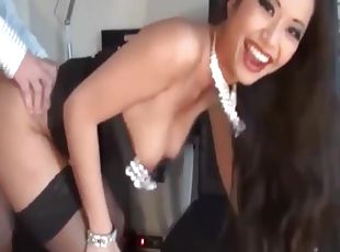 Dirty Talking Asian Mom Gets Creampie