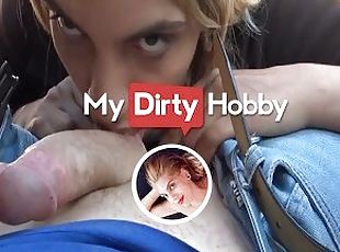MyDirtyHobby - Blonde Mila-Hase Sucks A Stranger's Dick In A Car In...