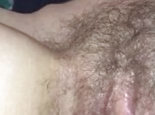 masturbation, fitta-pussy, fru, amatör, creampie, slyna, smutsig, sprut, bedragen, vått