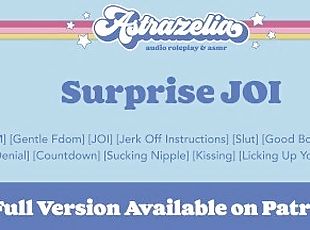 [Patreon Exclusive Teaser] Surprise JOI [Jerk Off Instructions] [Ge...