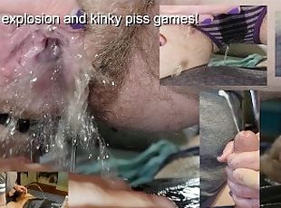 kylpy, orgasmi, pissaaminen, pillu-pussy, amatööri, mälliotos, käsihomma, hieronta, pikkuhousut, mälli