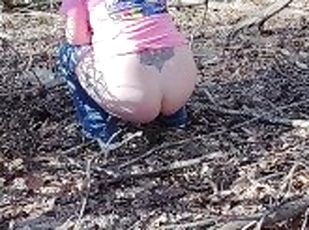 en-plein-air, pisser, public, amateur, milf, solo