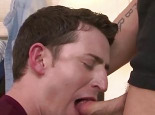 doggy, anal, blowjob, stor-pikk, homofil, deepthroat, muskuløs, twink, virkelig, pikk