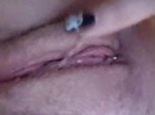 masturbation, chatte-pussy, amateur, ejaculation-interne, doigtage, ejaculation, solo, tatouage