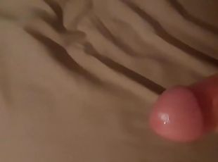 Guy jerking off Nice hard Dick whit big load of cum orgasm and moaning