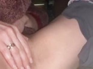 Solo Female - Edging My Wet Pussy With My Fingers So That He Can Fi...