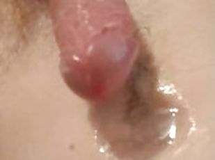 Already had a belly button cum pool, but decided to cum again in it...