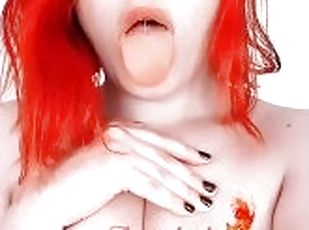 Compilation of redhead doing AHEGAO and drooling for you guys. xFox...