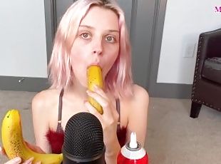 amaterski, babe, fafanje, najstnice, blond, fetiš, solo, banana, fafanje-sucking, nagajanje