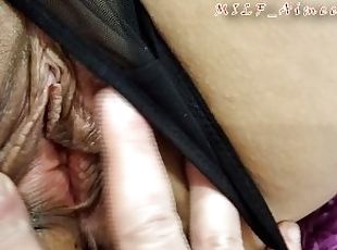 Busty mature bitch AimeeParadise and cock in her wet pussy! Only cl...
