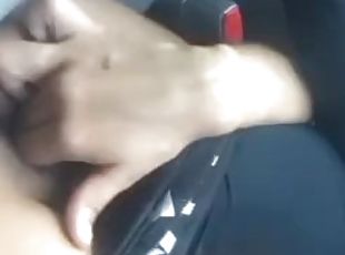 masturbation, orgasme, en-plein-air, public, amateur, ados, latina, voiture, fétiche, attrapée