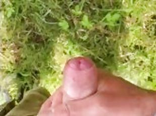 masturbation, en-plein-air, public, amateur, ejaculation-sur-le-corps, ejaculation, britannique, solo, sauvage