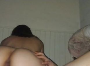 Asian with big ass riding a huge cock doesn't stop moaning for a mo...