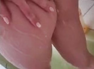 mandi, amatir, jenis-pornografi-milf, mandi-shower, seorang-diri