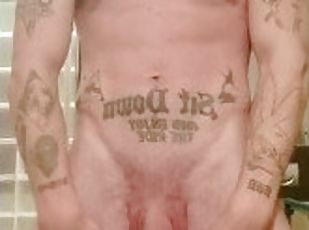 enorme, masturbación, amateur, polla-enorme, gay, a-solas, musculada, gay-joven, tatuaje, polla