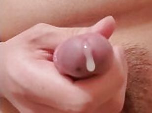 mastürbasyon-masturbation, amatör, üstüneyüzüne-boşalma, genç, bakış-açısı, meni, tek-kişilik, yarak