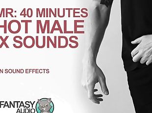 ASMR  40 Minutes of Hot Male Sex Sounds [MOANING / PANTING / WHIMPE...