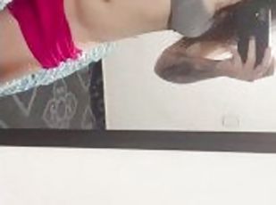 amateur, lesbiana, adolescente, latino, realidad, tatuaje, tetitas