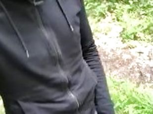 masturbation, pisser, public, amateur, ejaculation-sur-le-corps, gay, européenne, euro, solo, forêt