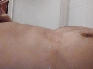 bañando, meando, amateur, gay, casero, primera-persona, corrida, europeo, euro, baño