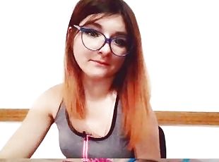 baba, gözlük, mastürbasyon-masturbation, amatör, babe, genç, kızıl-saçlı, öpüşme, meni, sevimli