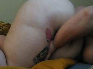 segg, nagymell, maszturbálás, amatőr, asszonyok, nagytestű, szólóban, tetoválás