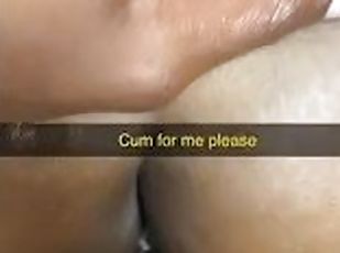 rumpe, orgasme, amatør, ebony, stor-pikk, pov, cum, naturlig, pikk