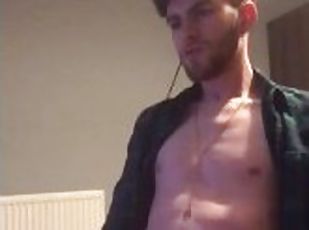 Fit Young Lad Shooting Handful of Cum