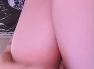 cul, grosse, masturbation, chatte-pussy, amateur, jouet, belle-femme-ronde, gode, solo, tatouage