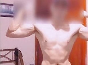 masturbation, maigre, gay, secousses, naturel, mexicain, musclé, minet