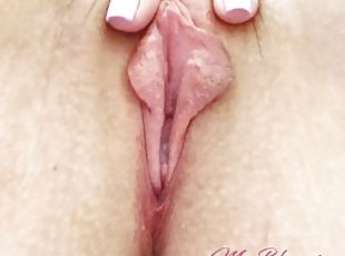 clítoris, masturbación, orgasmo, coño-pussy, amateur, perfecto, húmedo