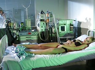 Erotic lesbian sex in the hospital with Brandy Smile and Chrystal Lee