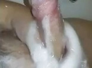 papa, masturbation, amateur, énorme-bite, maison, secousses, horny, britannique, solo, bite