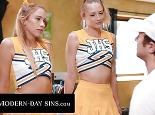 MODERN-DAY SINS - Teen Cheerleaders Kyler Quinn and Khloe Kapri CUM...