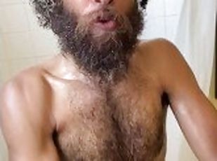 baignade, poilue, masturbation, célébrité, gay, black, douche, solo