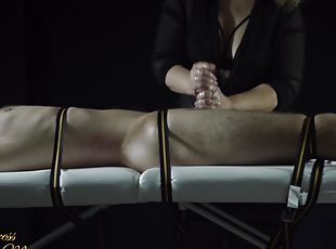 Cruel Ruined Orgasm After Extreme Tease And Edging Handjob With Lon...