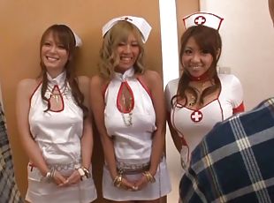 asiatique, levrette, infirmière, japonais, bas, horny, pute, résille, cow-girl