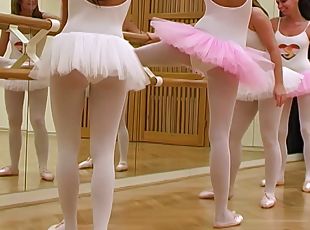 Ballerinas drop their panties to pleasure each other - Kristina