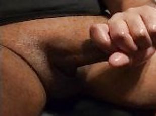 Latino Male Masturbates and Moans until he Cums