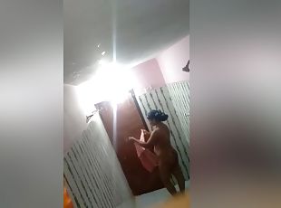 bañando, amateur, madurita-caliente, indio, cámara, ducha, a-solas, morena, oculto