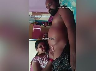 Today Exclusive- Horny Tamil Couple Romance And Handjob On Liver Ap...