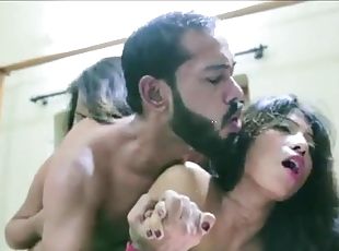 Indian MILFs threesome porn video