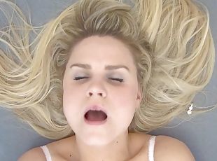 masturbation, orgasm, amatör, blond, tjeckisk, erfaren, vild