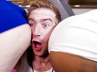 Jaw-Dropping Interracial Threesome At Brazzers 