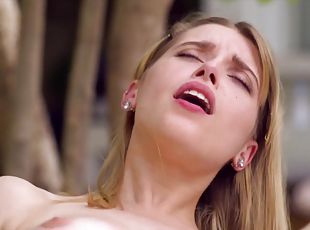 VIXEN Gorgeous Freya Seduces her Crush with Steamy Outdoor Sex - Sm...