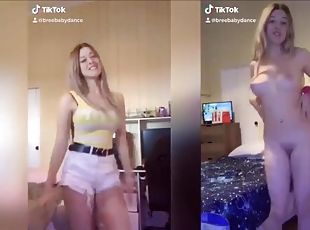 Bree Louise Compilation (part 1) TIKTOK, Leaked, wanking off 18 Yea...