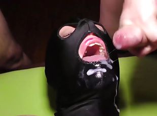 Masked german girl Gundula Pervers gets extreme rough deepthroat mo...