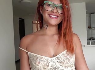 Tattooed redhead college girl moans while being fucked - Ms. Monroy