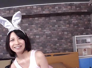Sweet Takamiya Yui wearing bunny ears getting penetrated nicely
