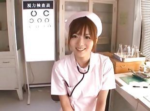 sjuksköterrska, japansk, pov, uniform, kuk